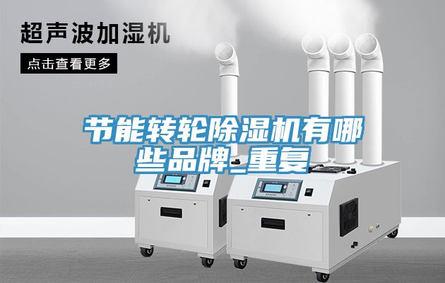 節能轉輪除濕機有哪些品牌_重復