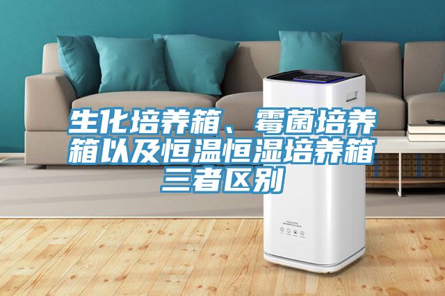 生化培養箱、霉菌培養箱以及恒溫恒濕培養箱三者區別
