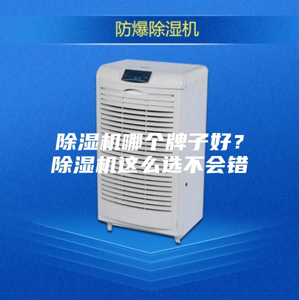 除濕機哪個牌子好？除濕機這么選不會錯