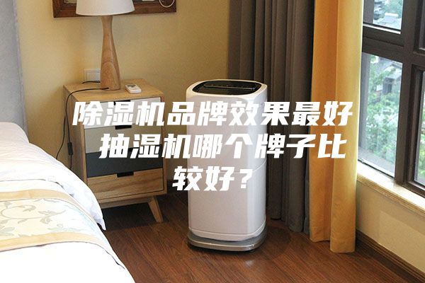 除濕機品牌效果最好 抽濕機哪個牌子比較好？
