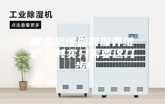 除濕機該如何保養維護，其實只需要這幾步!