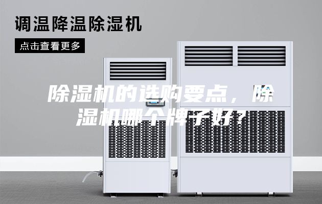 除濕機的選購要點，除濕機哪個牌子好？