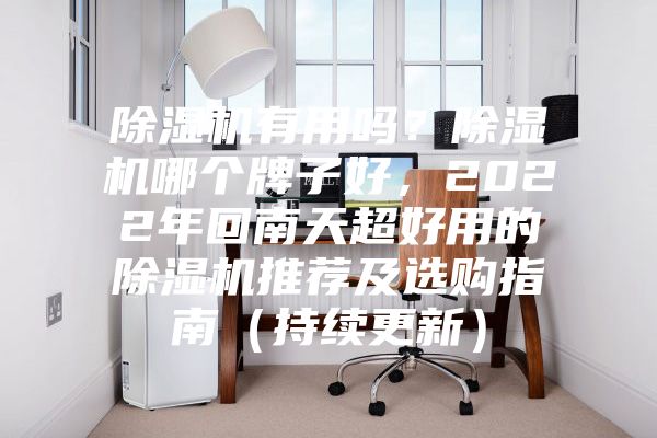 除濕機有用嗎？除濕機哪個牌子好，2022年回南天超好用的除濕機推薦及選購指南（持續更新）