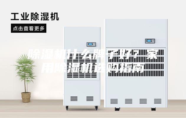 除濕機什么牌子好？家用除濕機選購指南