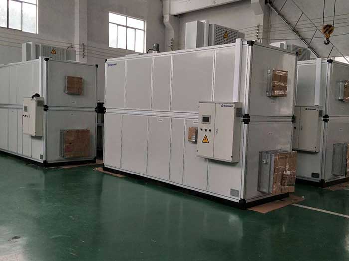 濟南銘威化工鋰電池鈷酸鋰零下40℃露點，三臺全新風轉輪除濕機組